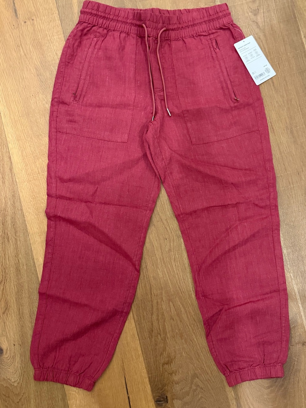 Athleta women's retreat linen Drawstring Pants